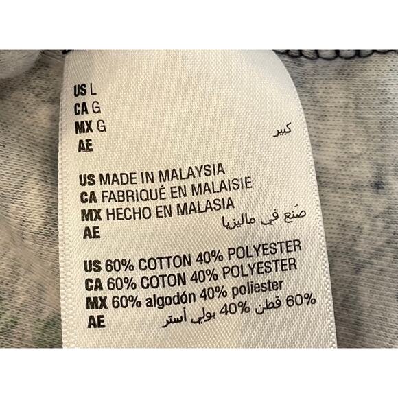 Karen Scott Navy Blue Long Sleeve Holiday Snowflake T-Shirt, Size L - Picture 7 of 10